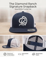 Load image into Gallery viewer, Diamond Ranch Navy Blue Cap