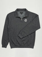 Load image into Gallery viewer, Diamond Ranch Western Quarter Zip Black Heather