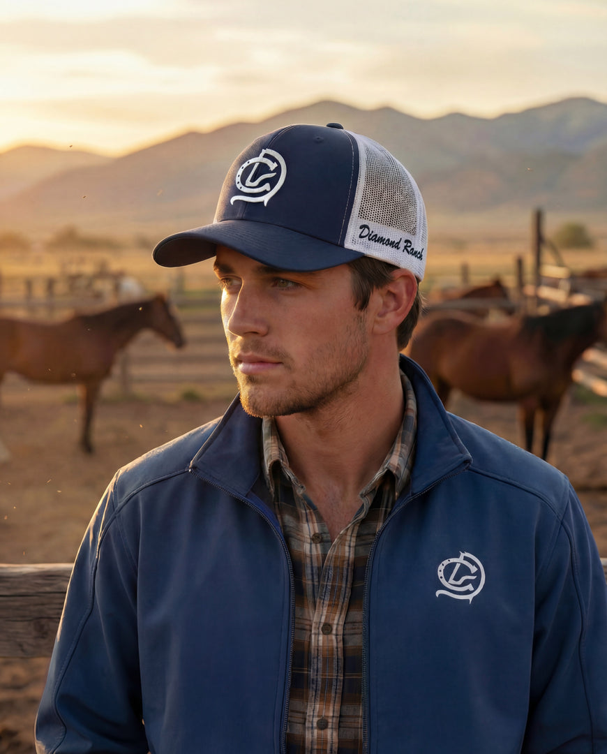 Diamond Ranch Navy Blue Cap