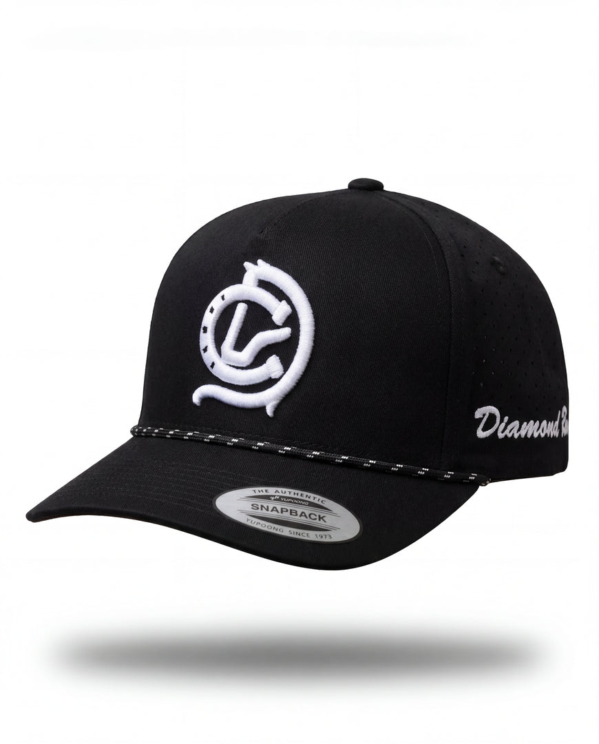 Diamond Ranch Black Golf Cap